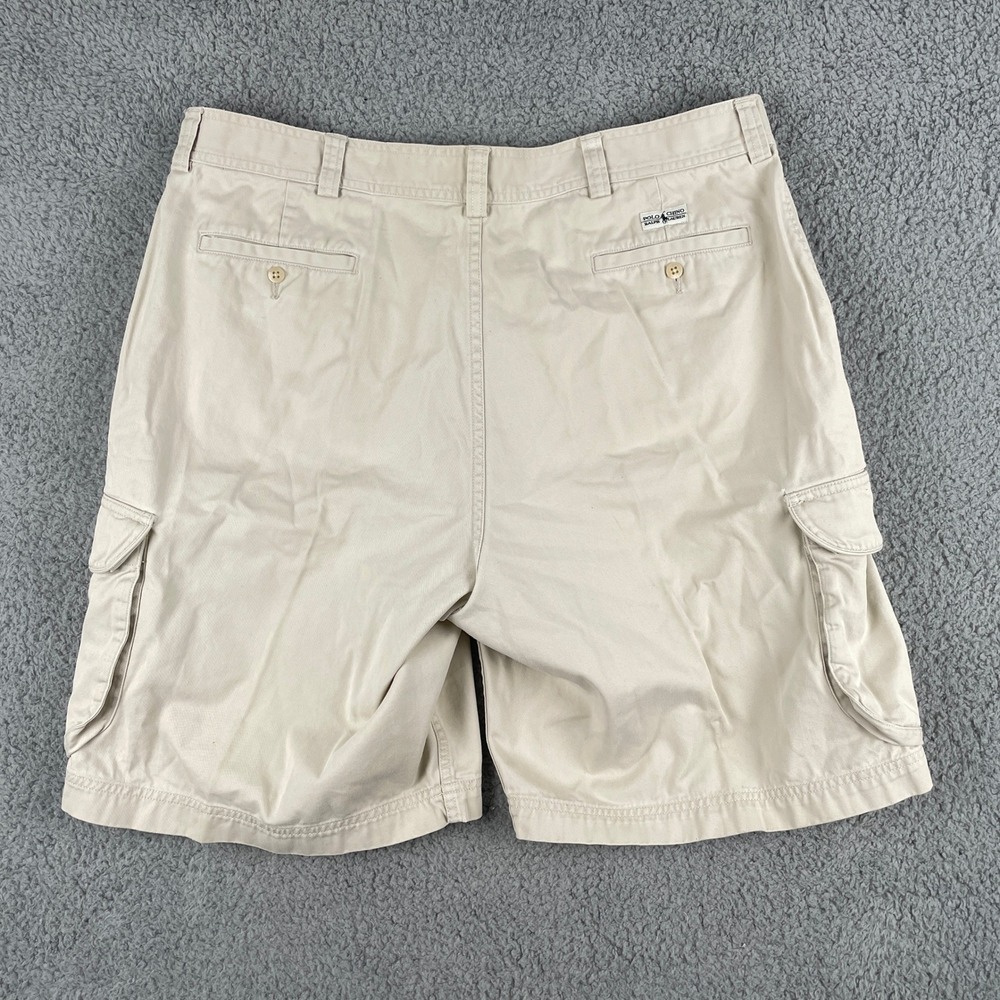 Polo by Ralph Lauren Cargo Shorts Mens 40 Khaki Classic Relaxed Utility Outdoor - Picture 5 of 13